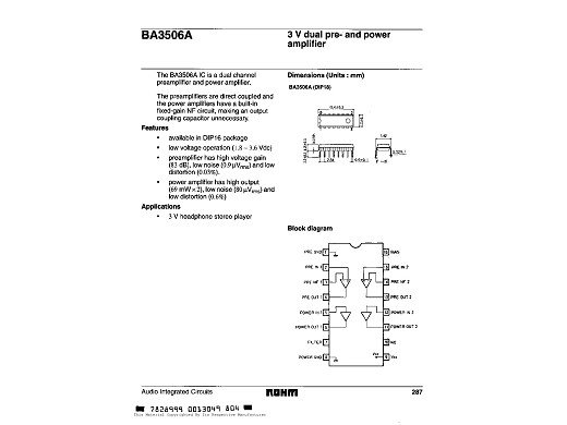 Интегрална схема  BA3506A