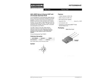 IGBT HGTG20N60A4D TO-247