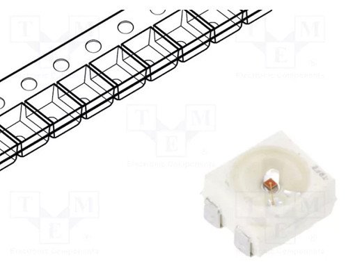LED жълт SMD; 3528 LY E6SF-AABA-46-1