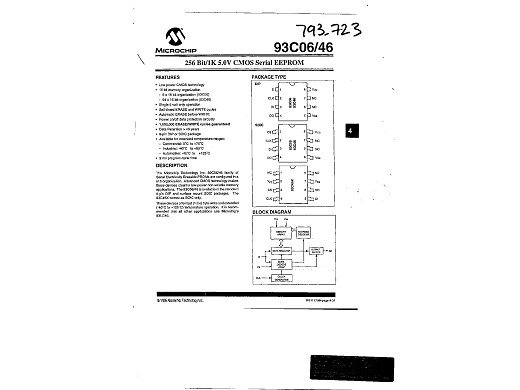 Интегрална схема  93C46 ADFJ smd