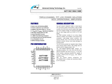 Интегрална схема AAT1168B  QFN-32