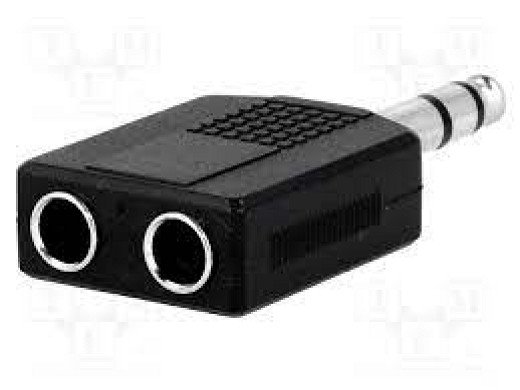 Букса AC-015  6.3 to 2 X 6.35mm stereo