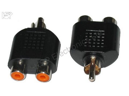 Букса RCA гнездо - 2XRCA щепсел
