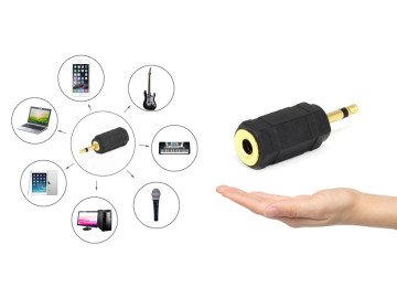 AC-018M 2.5mm to 3.5mm mono jack