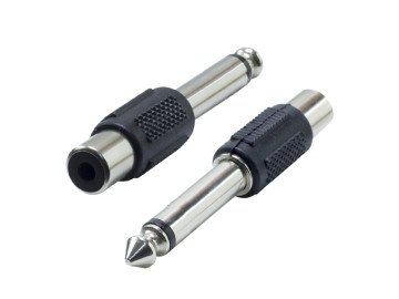 AC-021 6.3mm jack-RCA socket  Mono