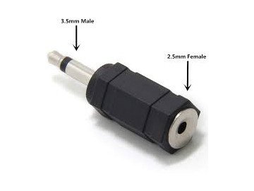 AC-023 Mono 3.5 Jack to 2.5 socket