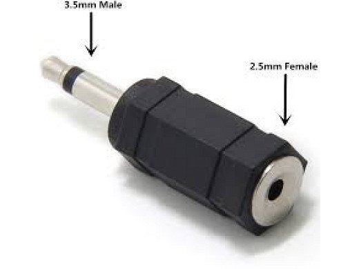 Букса AC-023 Mono 3.5mm Jack to 2.5mm socket