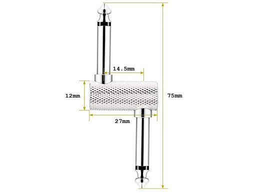 Букса AC-034 2X3.5STR/6.3 mono
