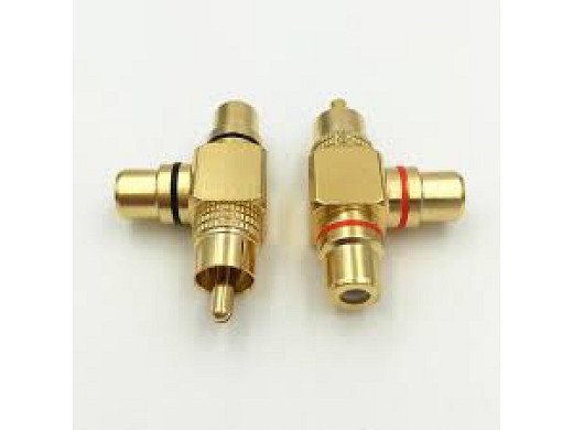 Букса RCA гнездо - 2XRCA щепсел