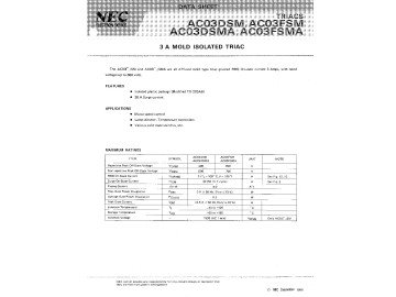 Тиристор  AC03FGM TO-202