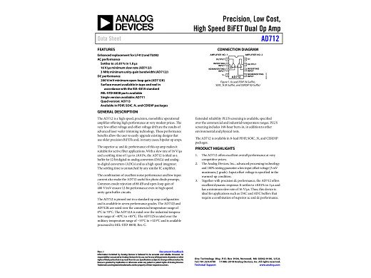 Интегрална схема  AD712JN DIP-8