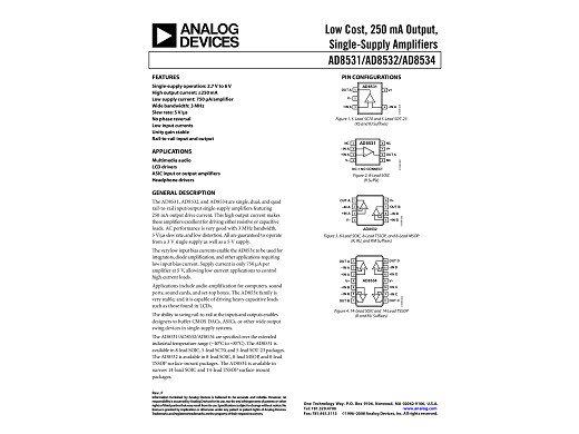 Интегрална схема AD8532ARZ SO-8