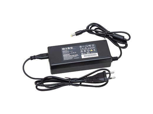 Адаптер комплект с захр.кабел AC/DC  12V 7A KA1277