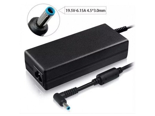 Зарядно за лаптоп HP 19.5V 6.15A / 4.5*3.0 Blue 120W