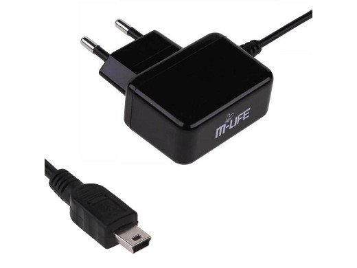 ;Адаптер ADAPTER AC/DC USB CHARGER MINI USB