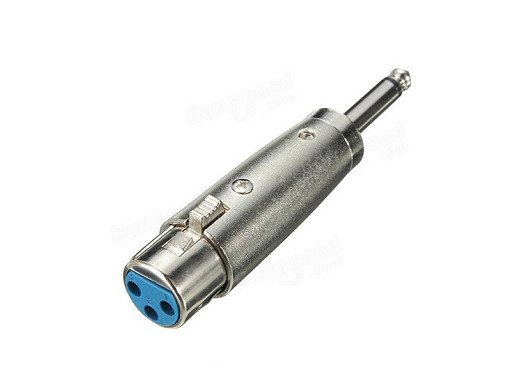 Букса ADAPTER CANON FEMALE TO 6.3MM MONO  JACK