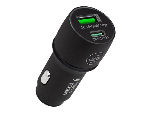 Адаптер зарядно за кола 12V 3.41A USB Phone To Type-C