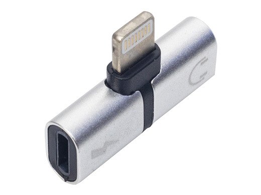 Зарядно устройство IPHONE LIGHTNING конвертор на слушалки