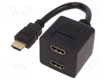 Разклонител  HDMI-2xHDMI FEMALE