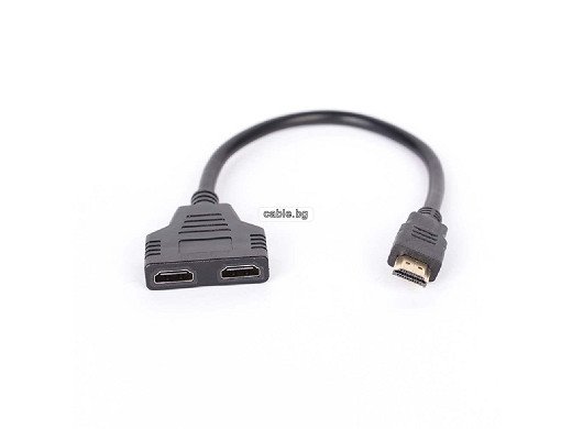 Разклонител  HDMI-2xHDMI FEMALE