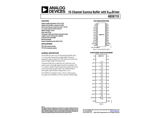 Интегрална схема ADD8710ARUZ TSSOP-28