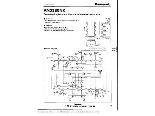 Интегрална схема  AN3380NK