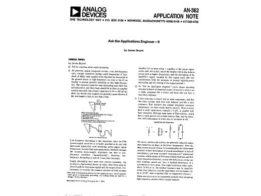 Интегрална схема  AN362