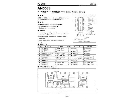Интегрална схема  AN5033