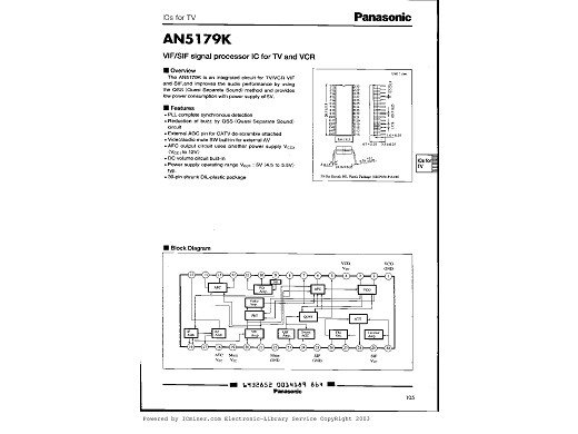 Интегрална схема  AN5179K