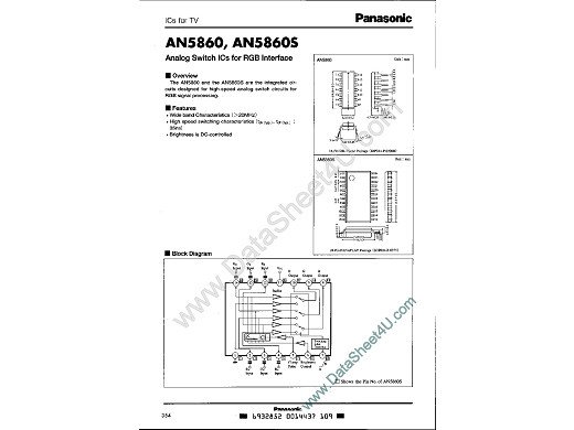 Интегрална схема  AN5860