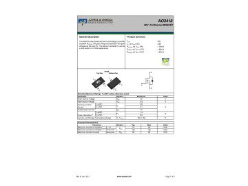 AO3418 SOT-23