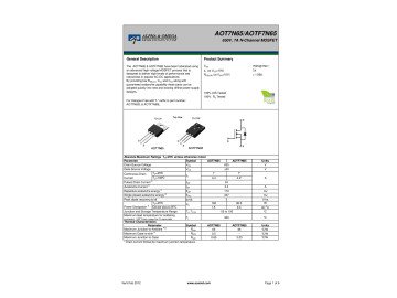 AOTF7N65 MDF7N65 SWYN7N65D TO-220F