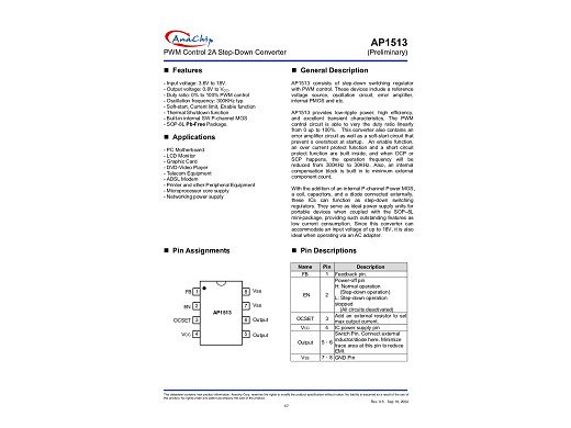 Интегрална схема AP1513