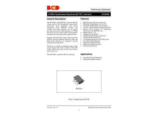 Интегрална схема AP3410KTR-G1 SOT23-5