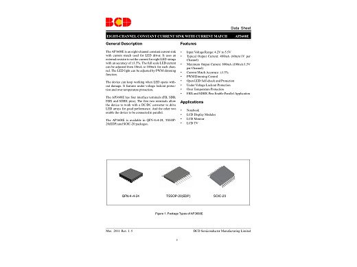 Интегрална схема AP3608EM-G1  SOP-20