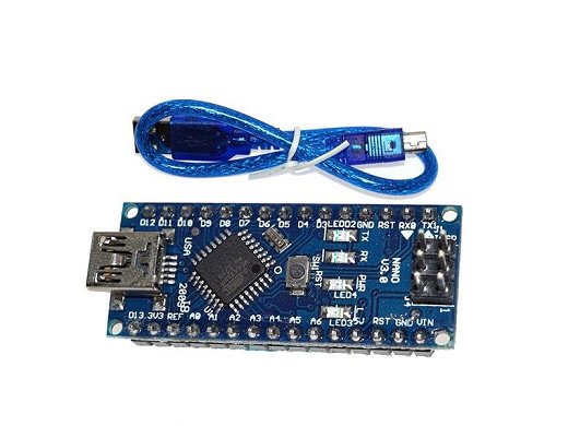 платка (Atmega328P) с Mini USB кабел