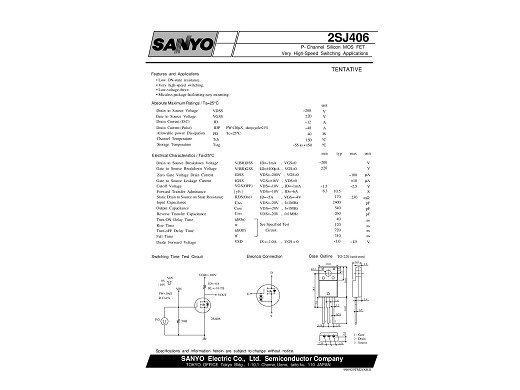 Транзистор 2SJ406