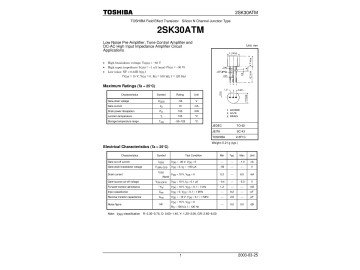 Транзистор 2SK30ATM TO-92