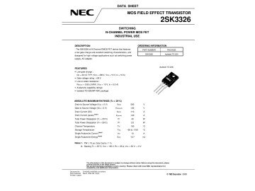 Транзистор 2SK3326 TO-220F