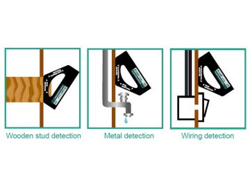 БЕЗКОНТАКТЕН ДЕТЕКТОР НА МЕТАЛ И НАПРЕЖЕНИЕ NT6352