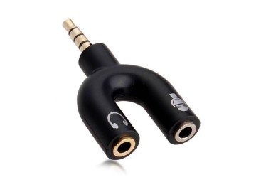 3.5 STR.Jack to 2 x 3.5 STR.Socket