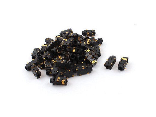 Букса 4 Pin Panel PCB Female 2.5mm Stereo Jack Plug Socket Connector