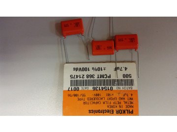 4.7UF/100V  +10%  MKT