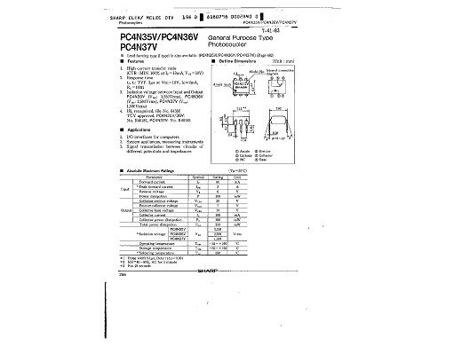 Интегрална схема  4N35 DIP-6
