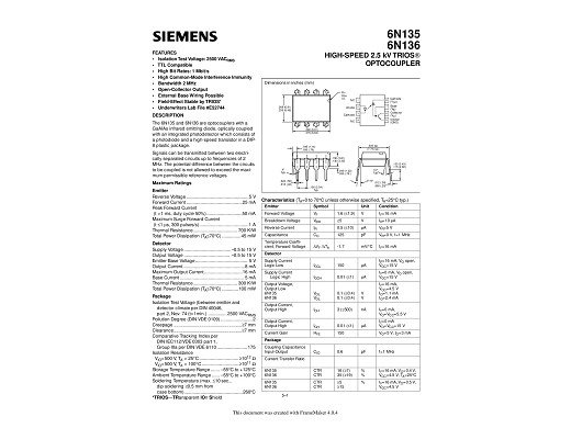 Интегрална схема  6N136 DIP-8