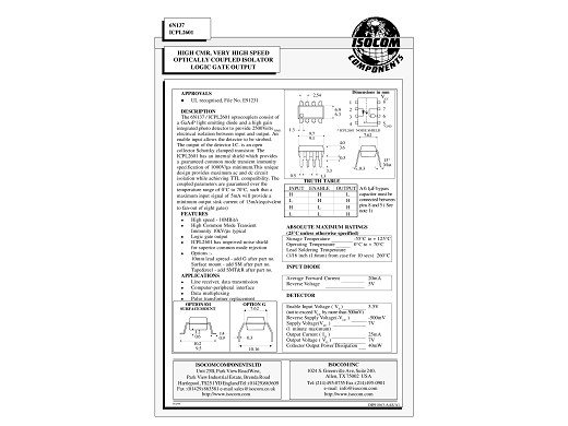 Интегрална схема  6N137