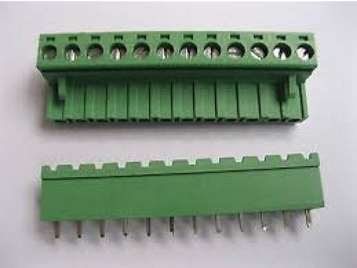 Pcb клема мъжка-женска компл. 7 pin