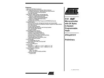 ATTINY2313-20PU DIP-20