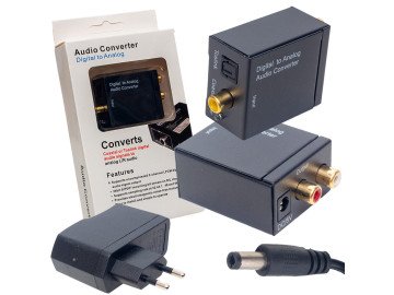 AUDIO CONVERTER TOSLINK Optical - RCA 32145