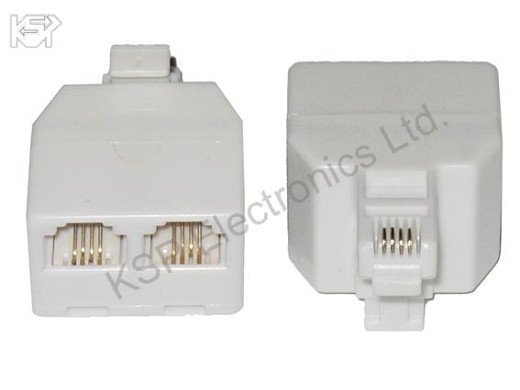 Букса преход 1 към2 x RJ11 6P4C